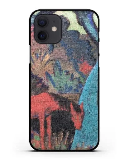 Чехол Цыганский конь у черной воды (Мюллер Отто) силиконовый для iPhone 12