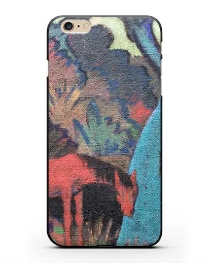 Чехол Цыганский конь у черной воды (Мюллер Отто) силиконовый для iPhone 6 Plus