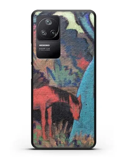 Чехол Цыганский конь у черной воды (Мюллер Отто) силиконовый для Xiaomi Poco F4