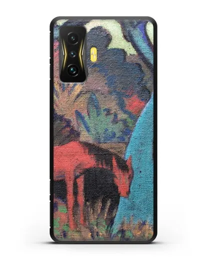 Чехол Цыганский конь у черной воды (Мюллер Отто) силиконовый для Xiaomi Poco F4 GT