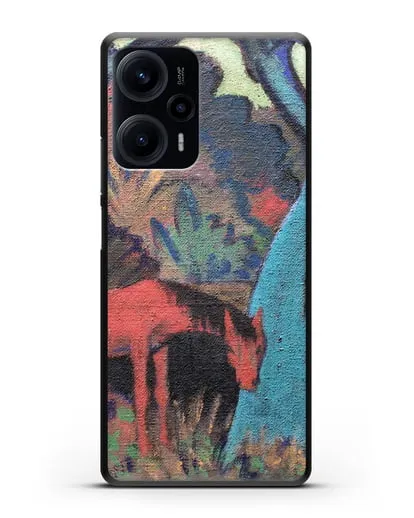 Чехол Цыганский конь у черной воды (Мюллер Отто) силиконовый для Xiaomi Poco F5