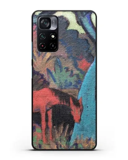 Чехол Цыганский конь у черной воды (Мюллер Отто) силиконовый для Xiaomi Poco M4 Pro 5G