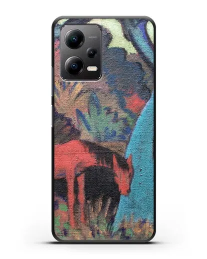 Чехол Цыганский конь у черной воды (Мюллер Отто) силиконовый для Xiaomi Poco X5