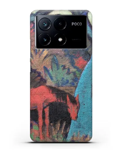 Чехол Цыганский конь у черной воды (Мюллер Отто) силиконовый для Xiaomi Poco X6 Pro