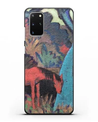 Чехол Цыганский конь у черной воды (Мюллер Отто) силиконовый для Samsung Galaxy S20 Plus [SM-G985F]