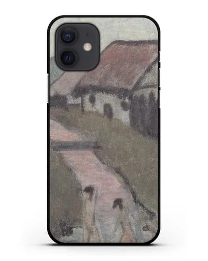 Чехол Цыганский ребенок в деревне (Мюллер Отто) силиконовый для iPhone 12