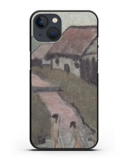 Чехол Цыганский ребенок в деревне (Мюллер Отто) силиконовый для iPhone 13 Mini