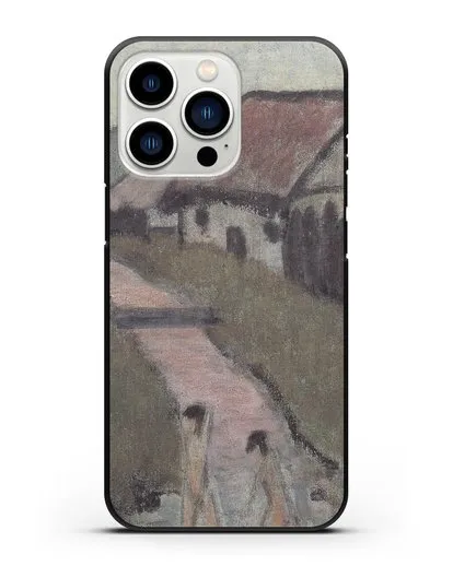 Чехол Цыганский ребенок в деревне (Мюллер Отто) силиконовый для iPhone 13 Pro