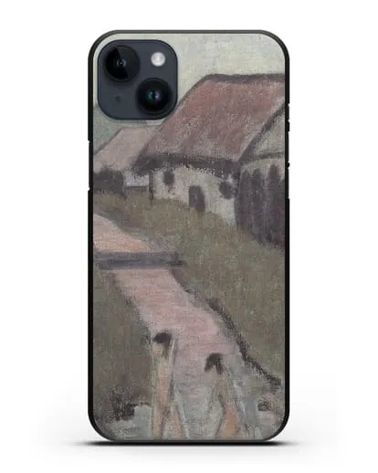 Чехол Цыганский ребенок в деревне (Мюллер Отто) силиконовый для iPhone 14 Plus