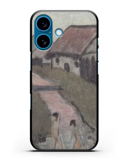 Чехол Цыганский ребенок в деревне (Мюллер Отто) силиконовый для iPhone 16