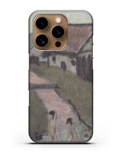 Чехол Цыганский ребенок в деревне (Мюллер Отто) силиконовый для iPhone 16 Pro