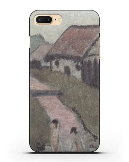 Чехол Цыганский ребенок в деревне (Мюллер Отто) силиконовый для iPhone 7 Plus