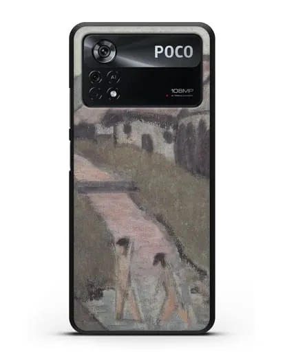 Чехол Цыганский ребенок в деревне (Мюллер Отто) силиконовый для Xiaomi Poco X4 Pro