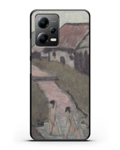 Чехол Цыганский ребенок в деревне (Мюллер Отто) силиконовый для Xiaomi Poco X5