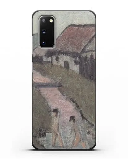 Чехол Цыганский ребенок в деревне (Мюллер Отто) силиконовый для Samsung Galaxy S20 [SM-G980F]