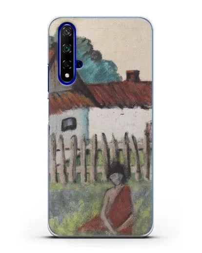 Чехол Цыганка в саду (Мюллер Отто) силиконовый для Honor 20