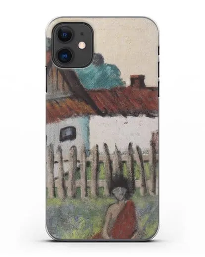 Чехол Цыганка в саду (Мюллер Отто) силиконовый для iPhone 11