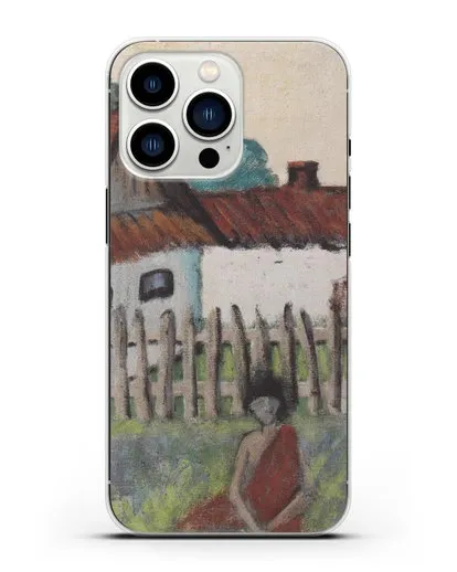 Чехол Цыганка в саду (Мюллер Отто) силиконовый для iPhone 13 Pro