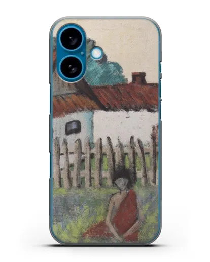 Чехол Цыганка в саду (Мюллер Отто) силиконовый для iPhone 16