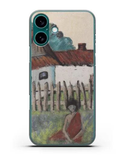 Чехол Цыганка в саду (Мюллер Отто) силиконовый для iPhone 16 Plus