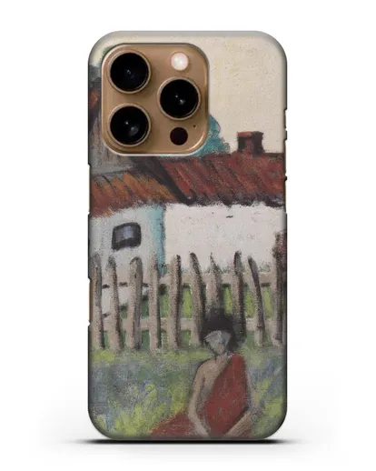 Чехол Цыганка в саду (Мюллер Отто) силиконовый для iPhone 16 Pro