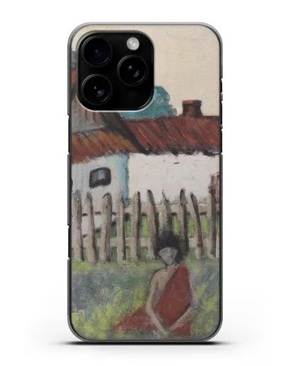 Чехол Цыганка в саду (Мюллер Отто) силиконовый для iPhone 16 Pro Max