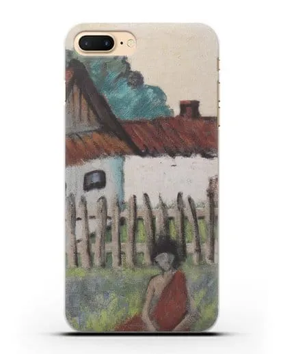 Чехол Цыганка в саду (Мюллер Отто) силиконовый для iPhone 7 Plus