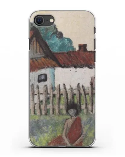 Чехол Цыганка в саду (Мюллер Отто) силиконовый для iPhone SE 2020