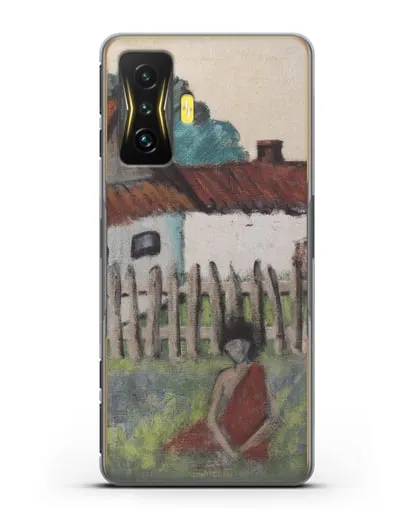 Чехол Цыганка в саду (Мюллер Отто) силиконовый для Xiaomi Poco F4 GT