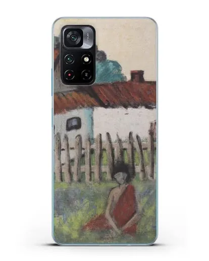Чехол Цыганка в саду (Мюллер Отто) силиконовый для Xiaomi Poco M4 Pro 5G