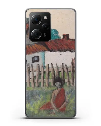 Чехол Цыганка в саду (Мюллер Отто) силиконовый для Xiaomi Poco X5 Pro