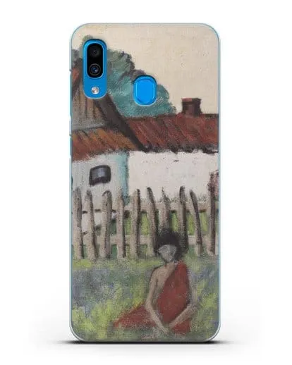 Чехол Цыганка в саду (Мюллер Отто) силиконовый для Samsung Galaxy A30 [SM-A305FN]