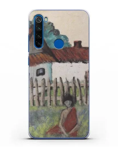 Чехол Цыганка в саду (Мюллер Отто) силиконовый для Xiaomi Redmi Note 8