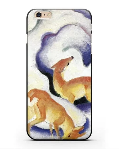 Чехол Олени в снегу (Марк Франц) силиконовый для iPhone 6 Plus