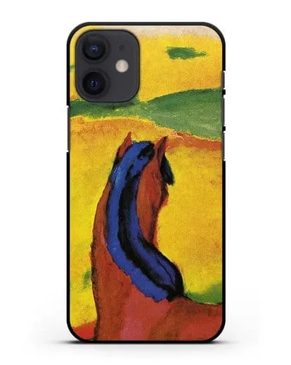Чехол Лошадь в пейзаже (Марк Франц) силиконовый для iPhone 12 mini
