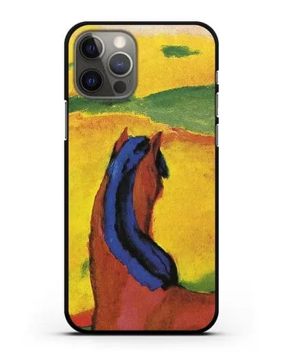 Чехол Лошадь в пейзаже (Марк Франц) силиконовый для iPhone 12 Pro