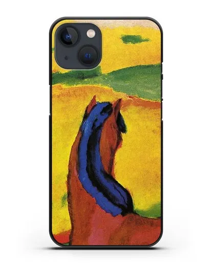 Чехол Лошадь в пейзаже (Марк Франц) силиконовый для iPhone 13 Mini