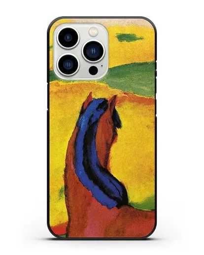 Чехол Лошадь в пейзаже (Марк Франц) силиконовый для iPhone 13 Pro