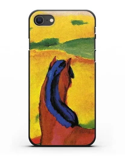 Чехол Лошадь в пейзаже (Марк Франц) силиконовый для iPhone SE 2020