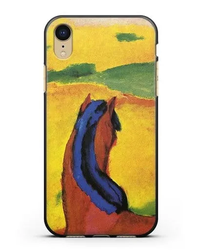 Чехол Лошадь в пейзаже (Марк Франц) силиконовый для iPhone XR
