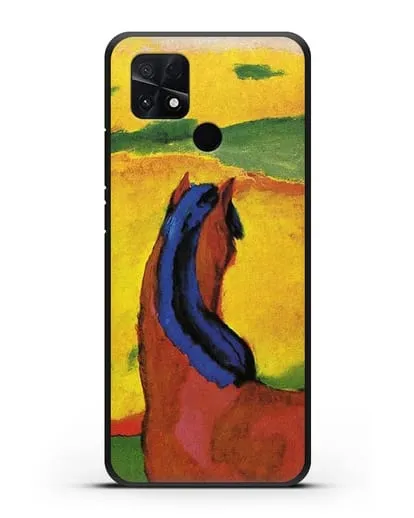 Чехол Лошадь в пейзаже (Марк Франц) силиконовый для Xiaomi Poco C40