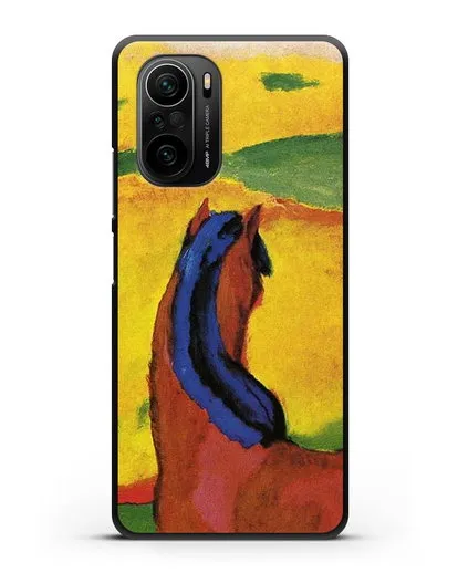 Чехол Лошадь в пейзаже (Марк Франц) силиконовый для Xiaomi Poco F3
