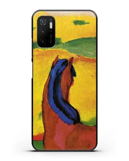 Чехол Лошадь в пейзаже (Марк Франц) силиконовый для Xiaomi Poco M3 Pro