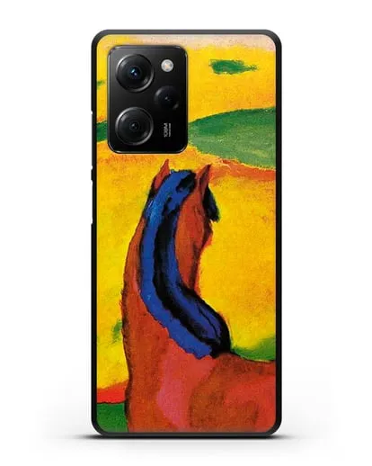 Чехол Лошадь в пейзаже (Марк Франц) силиконовый для Xiaomi Poco X5 Pro