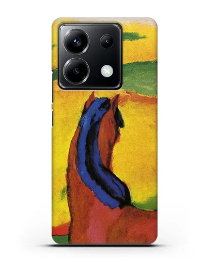 Чехол Лошадь в пейзаже (Марк Франц) силиконовый для Xiaomi Poco X6