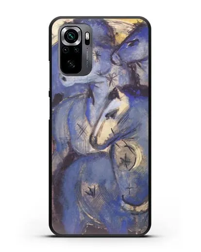 Чехол Башня синих коней (Марк Франц) силиконовый для Xiaomi Poco M5s