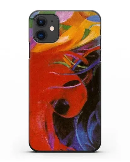 Чехол Борющиеся формы (Марк Франц) силиконовый для iPhone 11