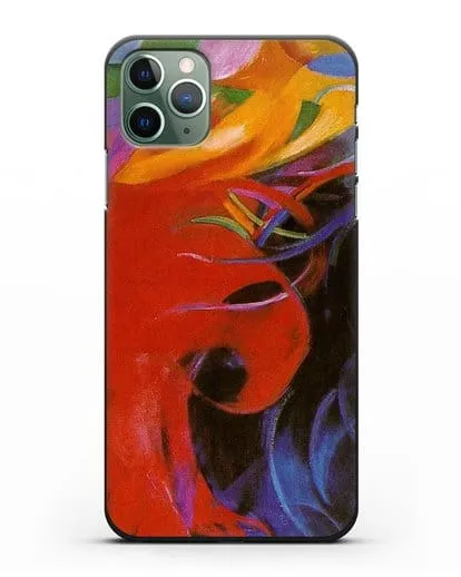 Чехол Борющиеся формы (Марк Франц) силиконовый для iPhone 11 Pro Max