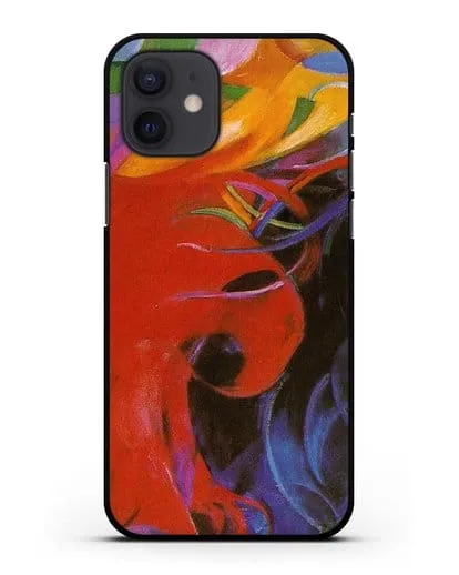 Чехол Борющиеся формы (Марк Франц) силиконовый для iPhone 12