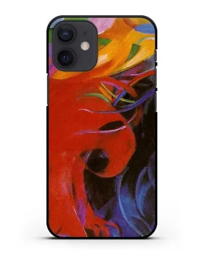 Чехол Борющиеся формы (Марк Франц) силиконовый для iPhone 12 mini